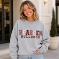 Bearden Bulldogs Patchwork Crewneck Sweatshirt