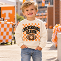 Toddler Checkerboard Season Football Sweatshirt