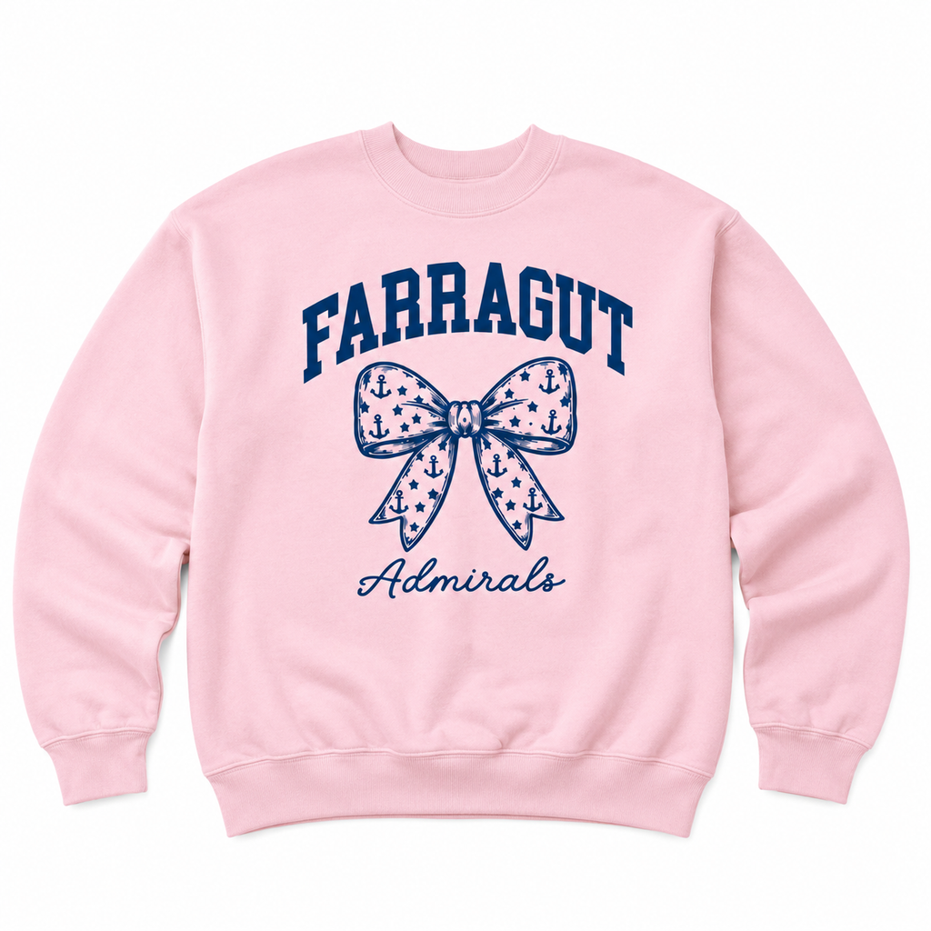 Farragut Admirals Bow Crewneck Sweatshirt
