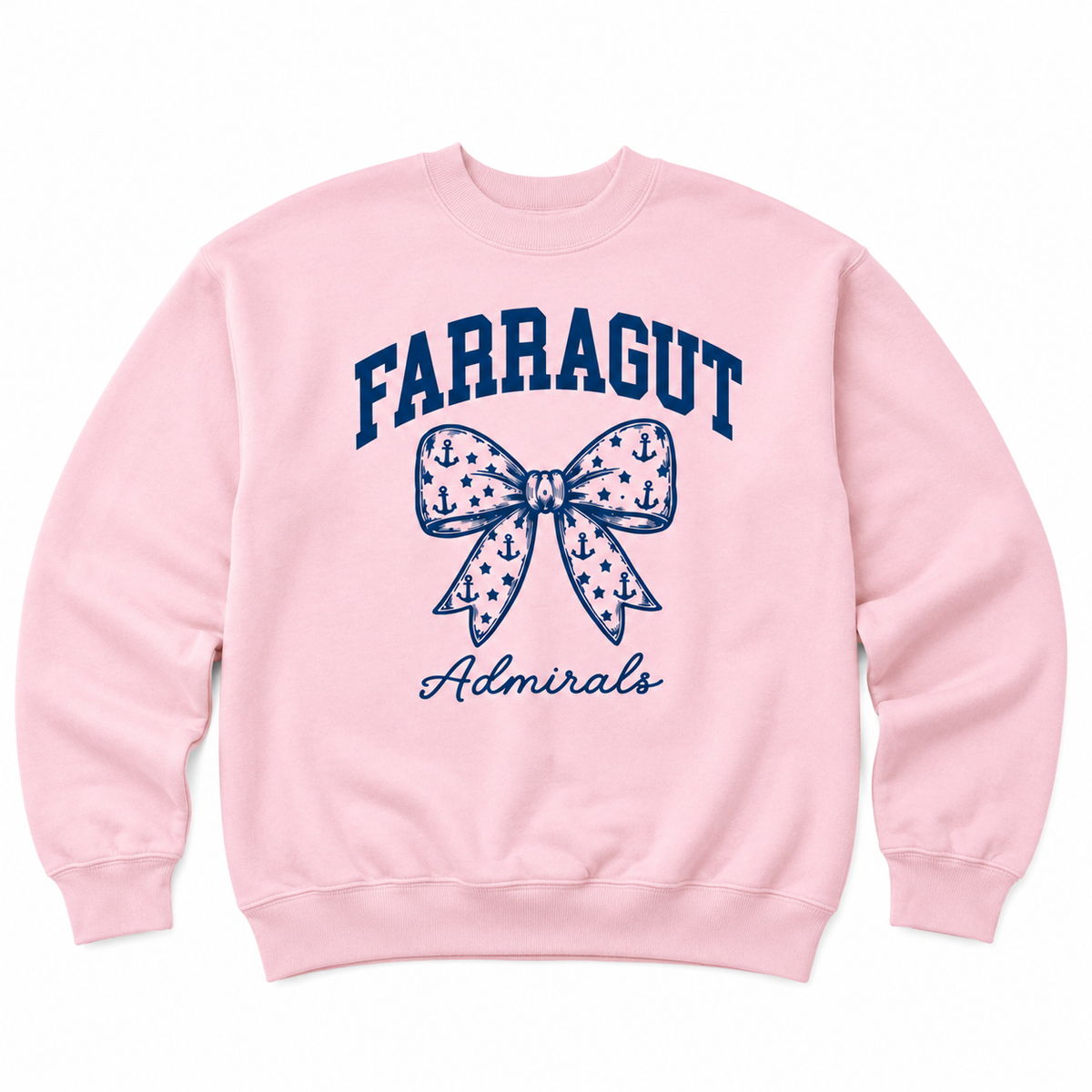 Farragut Admirals Bow Crewneck Sweatshirt