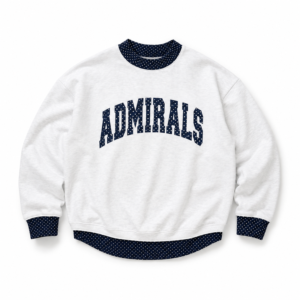 *PRE-ORDER* | Admirals Polka Dot Sweatshirt
