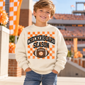 Youth Checkerboard Season Football Sweatshirt