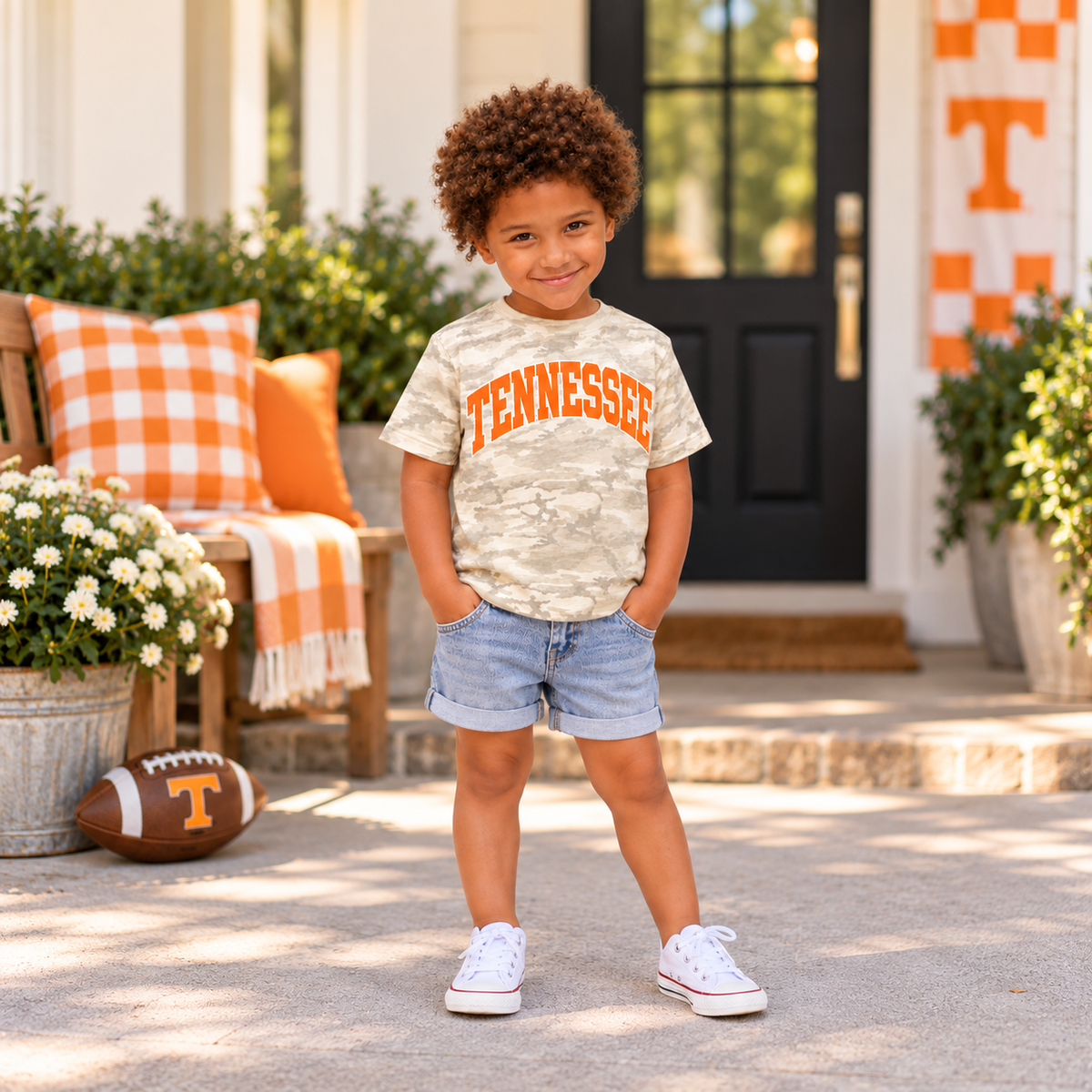 Toddler Tennessee Natural Camo Tee