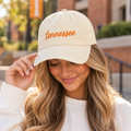Tennessee Script Embroidered Hat