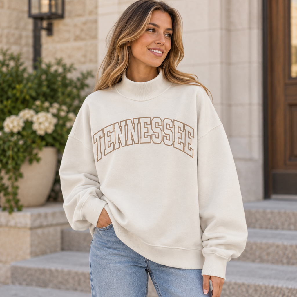 *PRE-ORDER* | Tennessee Varsity Mockneck Sweatshirt
