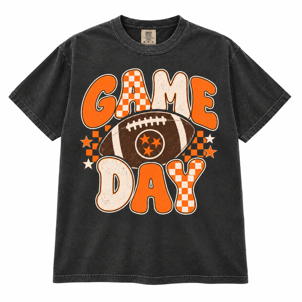 Retro Game Day Football Tee