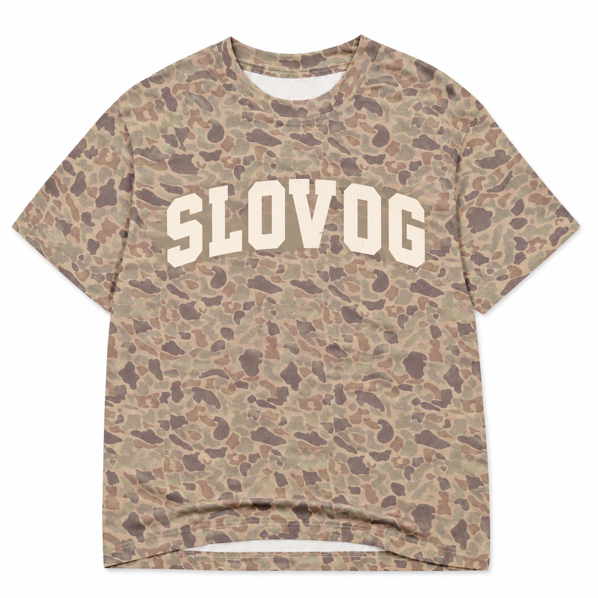 SLOV OG Vintage Duck Camo Oversized Tee