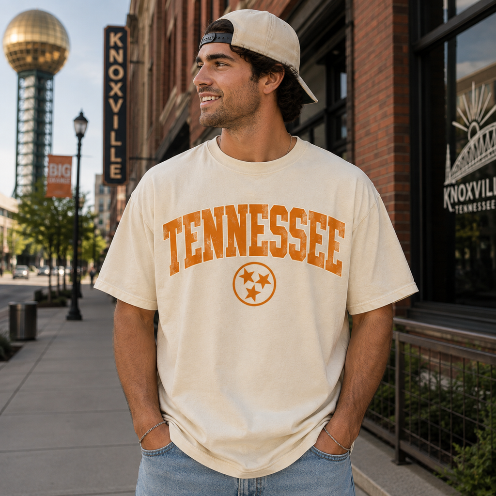 Tennessee Tri-Star Vintage Graphic Tee