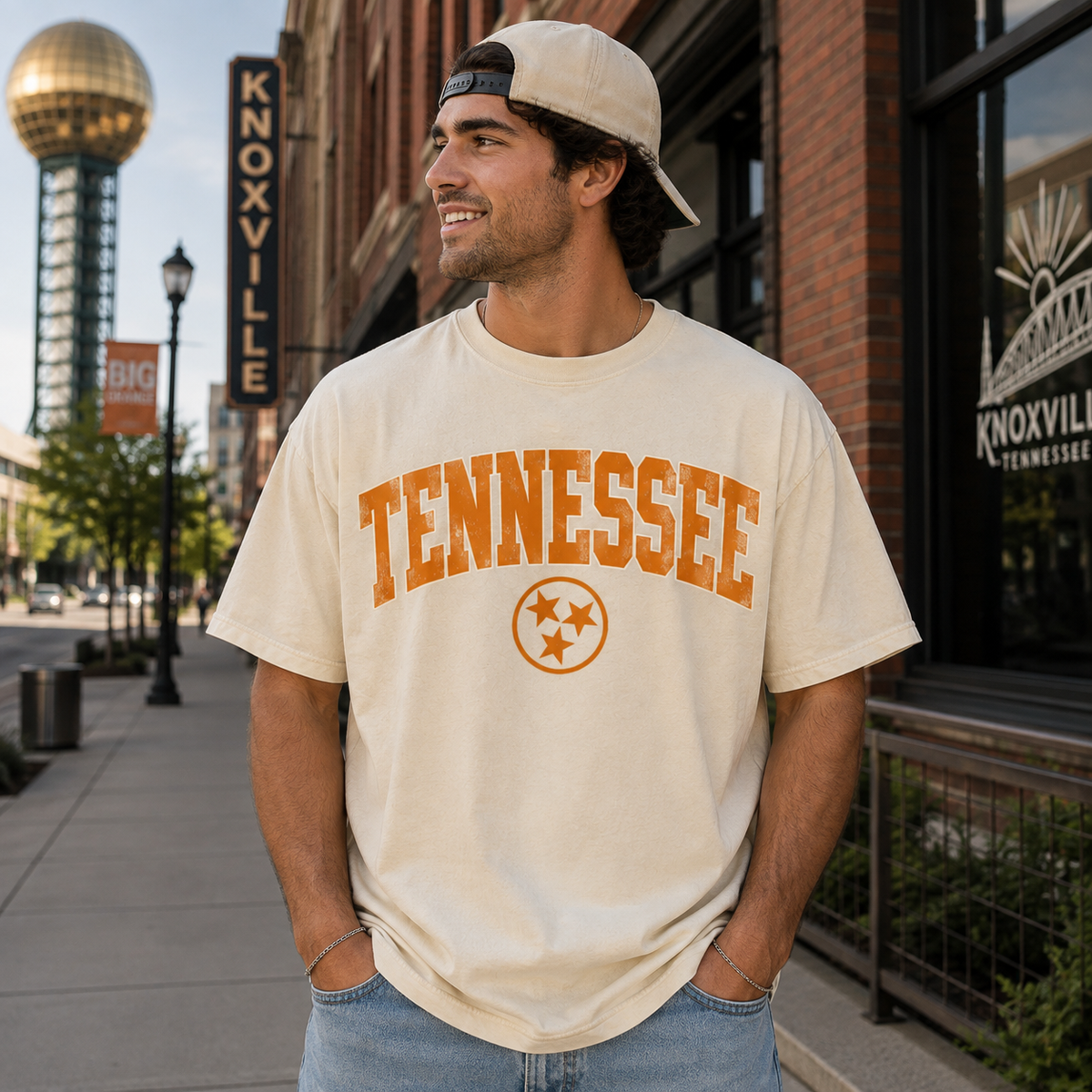 Tennessee Tri-Star Vintage Graphic Tee