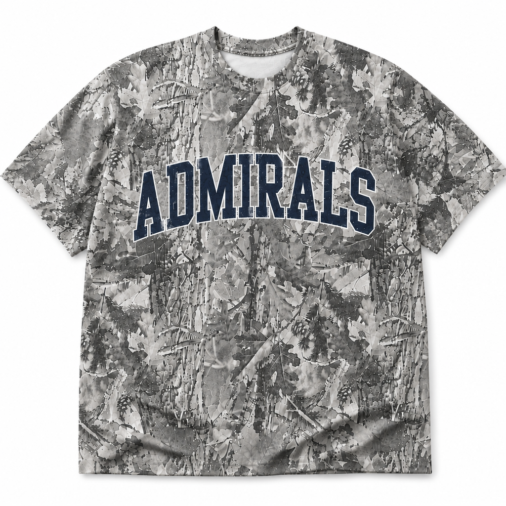 Admirals Camo Oversized Tee