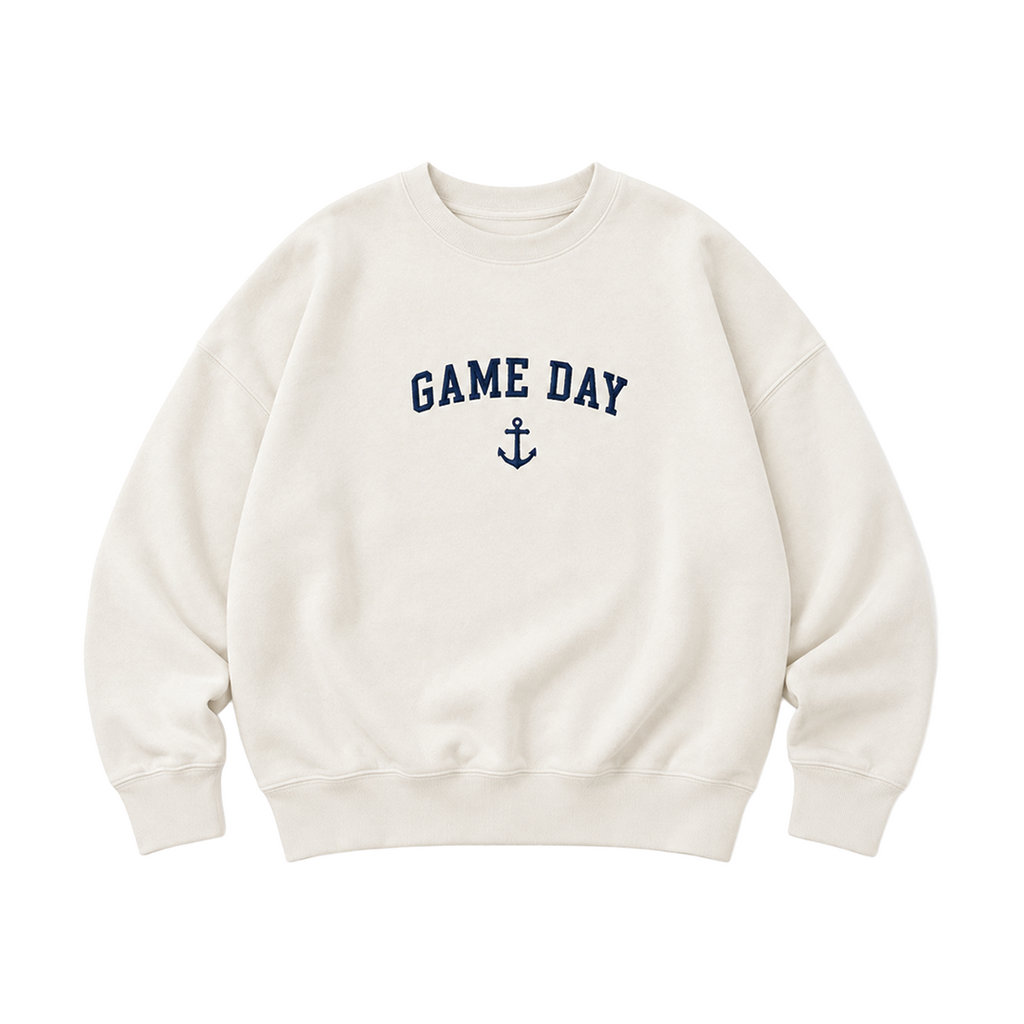Game Day Anchor Oversized Sweatshirt