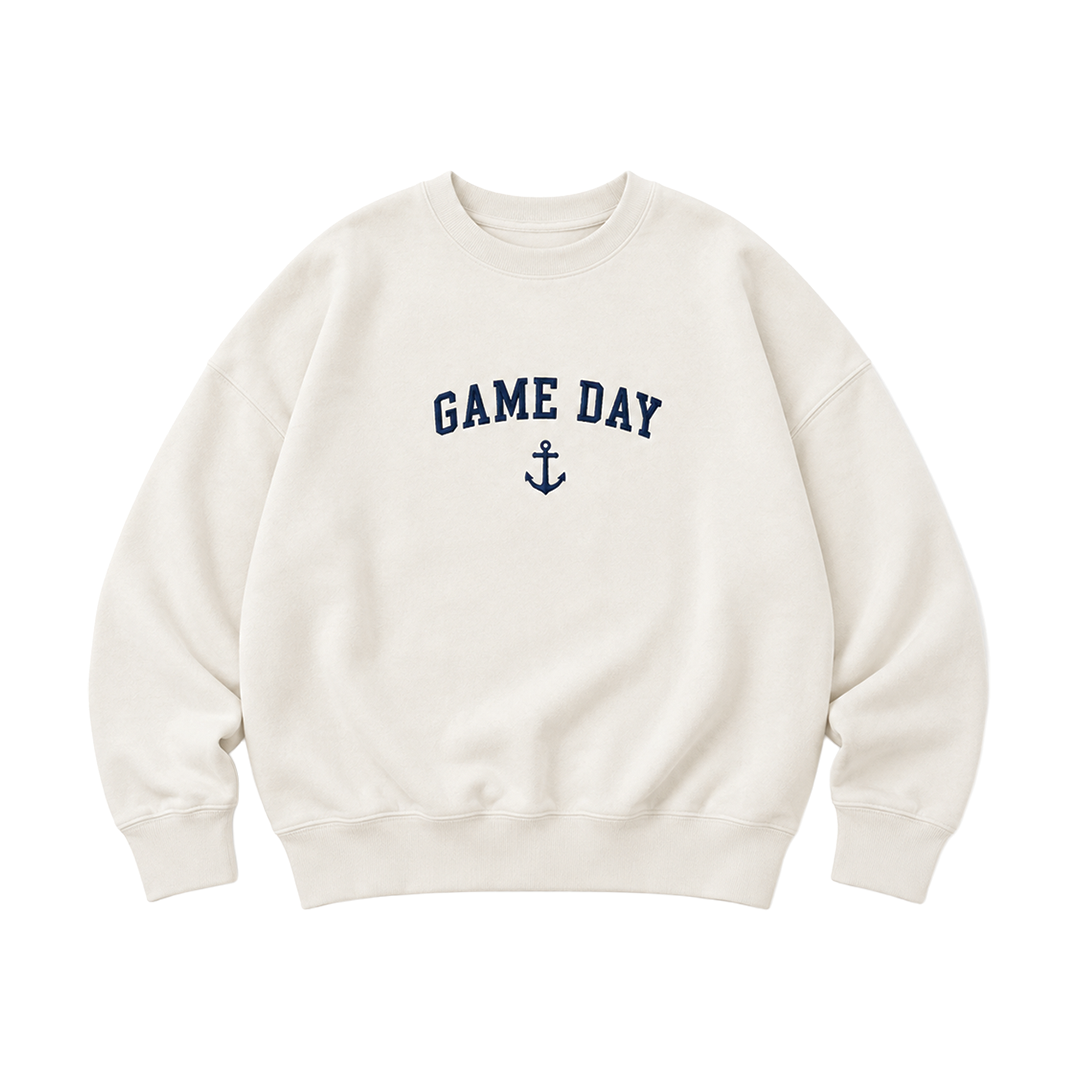 Game Day Anchor Oversized Sweatshirt