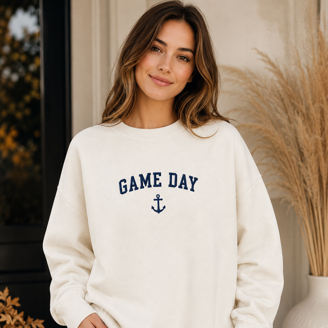 Game Day Anchor Oversized Sweatshirt