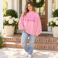Motherhood Is My Ministry Pink Mock Neck Sweatshirt