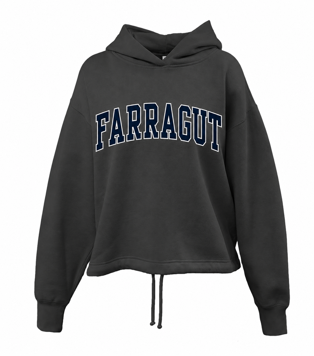 Farragut Varsity Cropped Hoodie