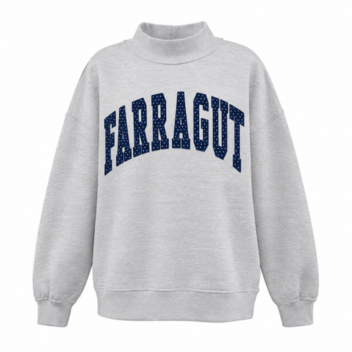 *PRE- ORDER* | Farragut Polka Dot Mockneck Sweatshirt