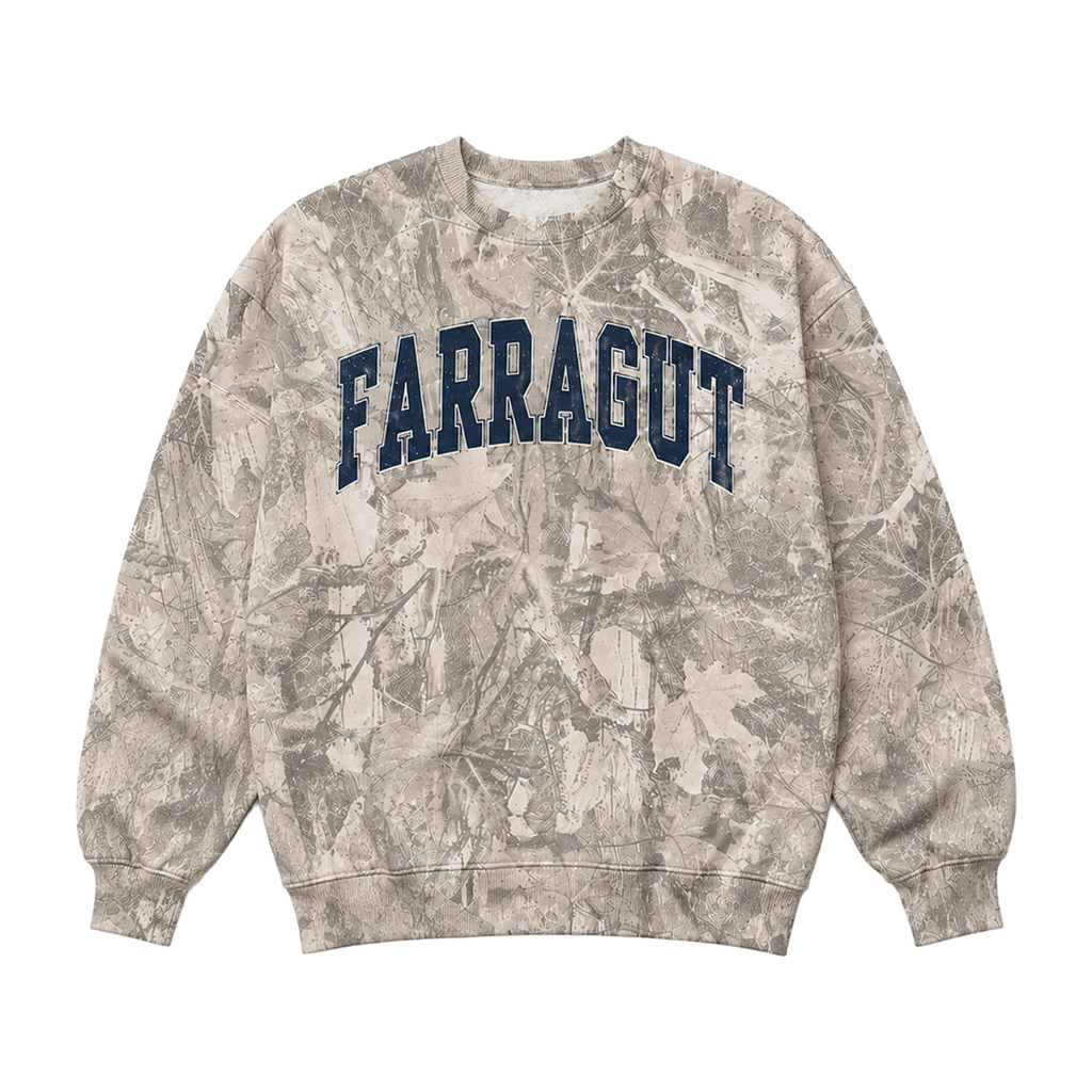 *PRE-ORDER* | Farragut Arch Camo Lightweight Crewneck Sweatshirt
