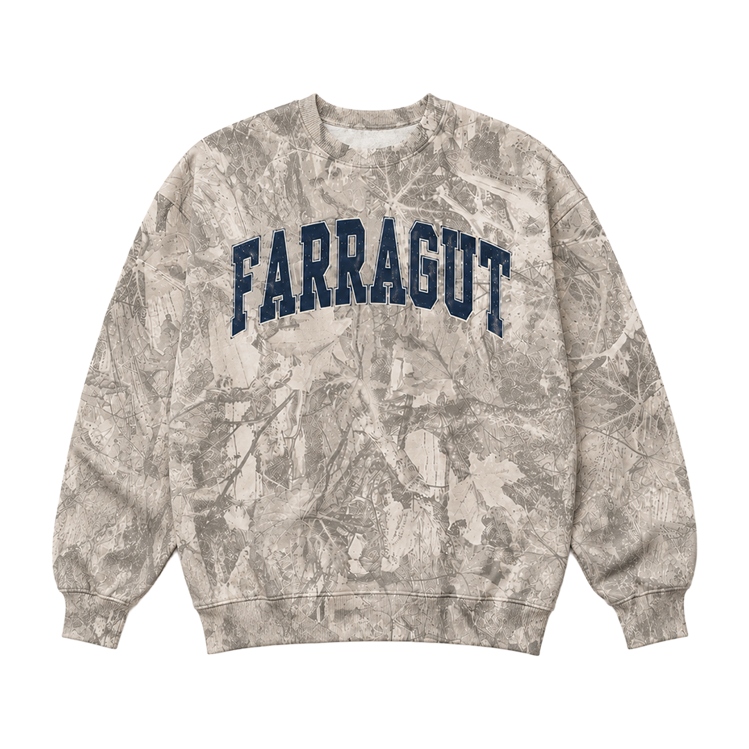 *PRE-ORDER* | Farragut Arch Camo Lightweight Crewneck Sweatshirt