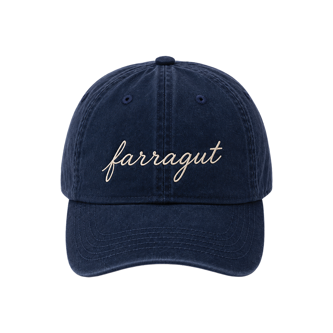 Farragut Script Dad Hat