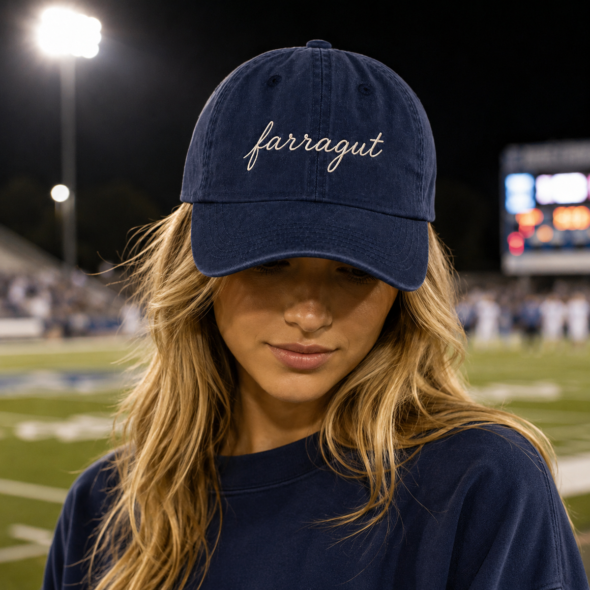 Farragut Script Dad Hat