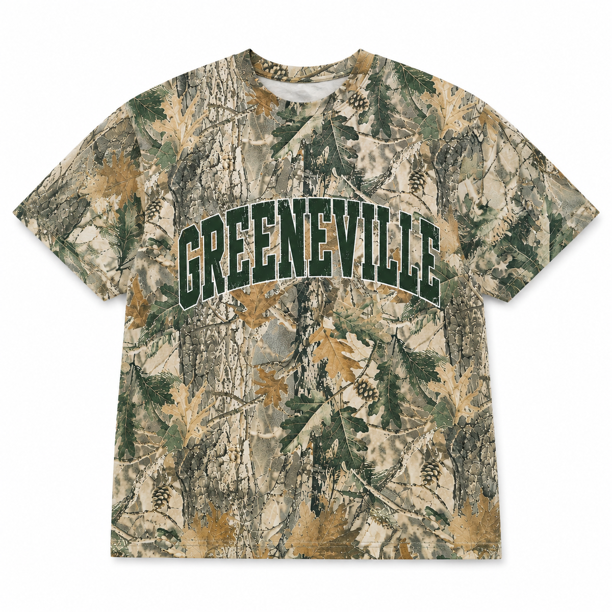 Greeneville Camo Oversized Tee