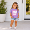 Toddler Jesus Loves You Tee