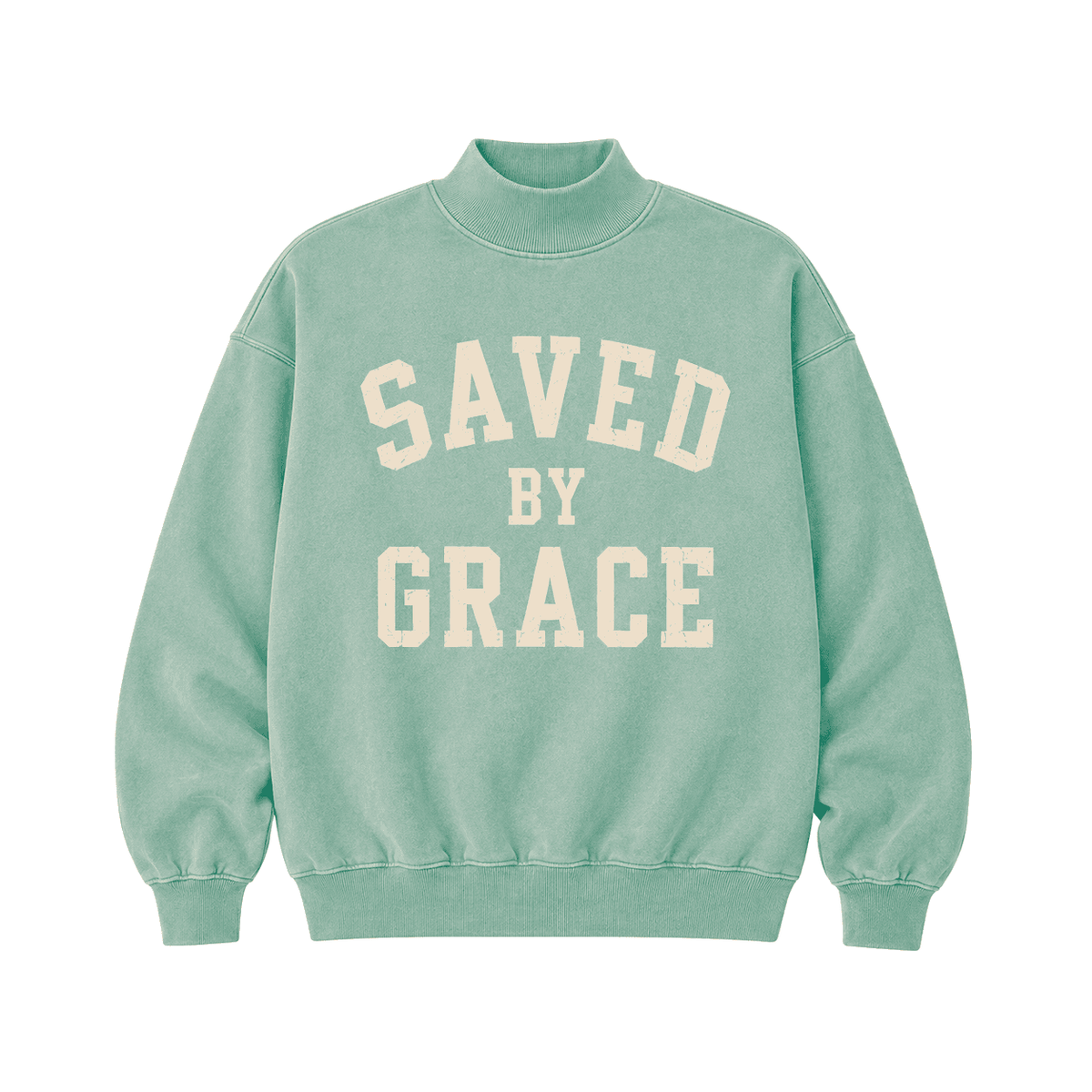 *PRE-ORDER* | Saved by Grace Saltwash Mockneck