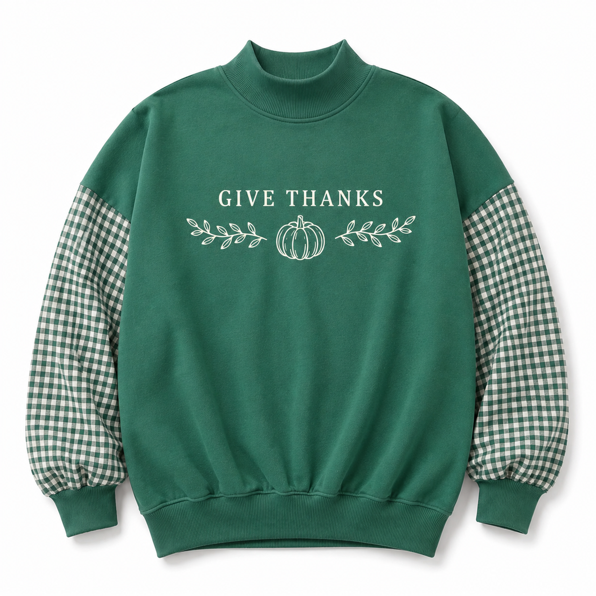 *PRE-ORDER* | Give Thanks Gingham Sweatshirt