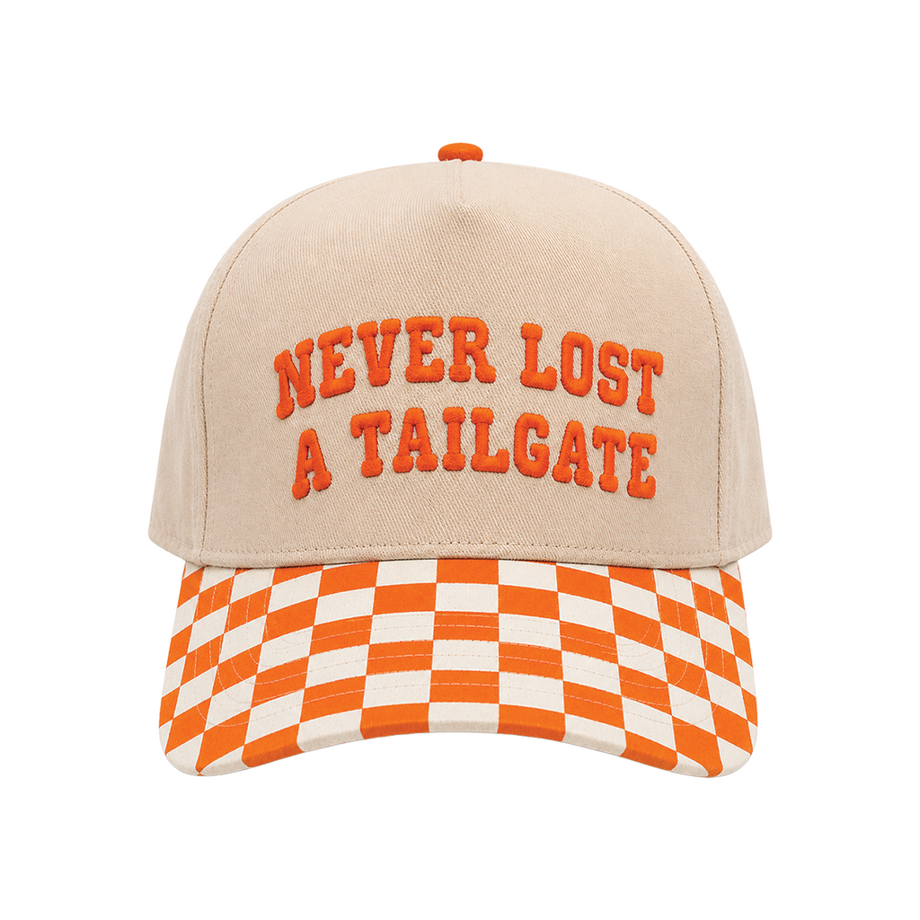 Never Lost A Tailgate Checkerboard Hat