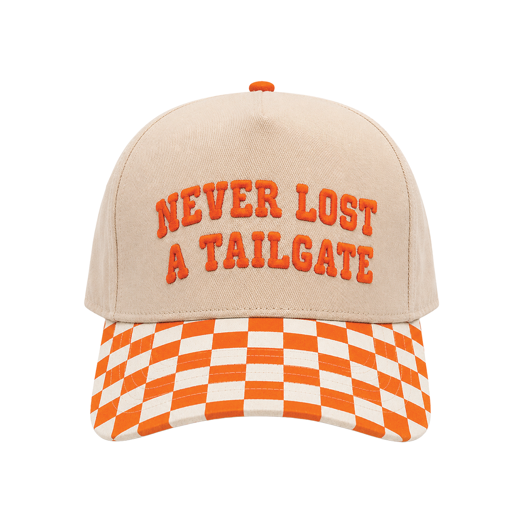 Never Lost A Tailgate Checkerboard Hat
