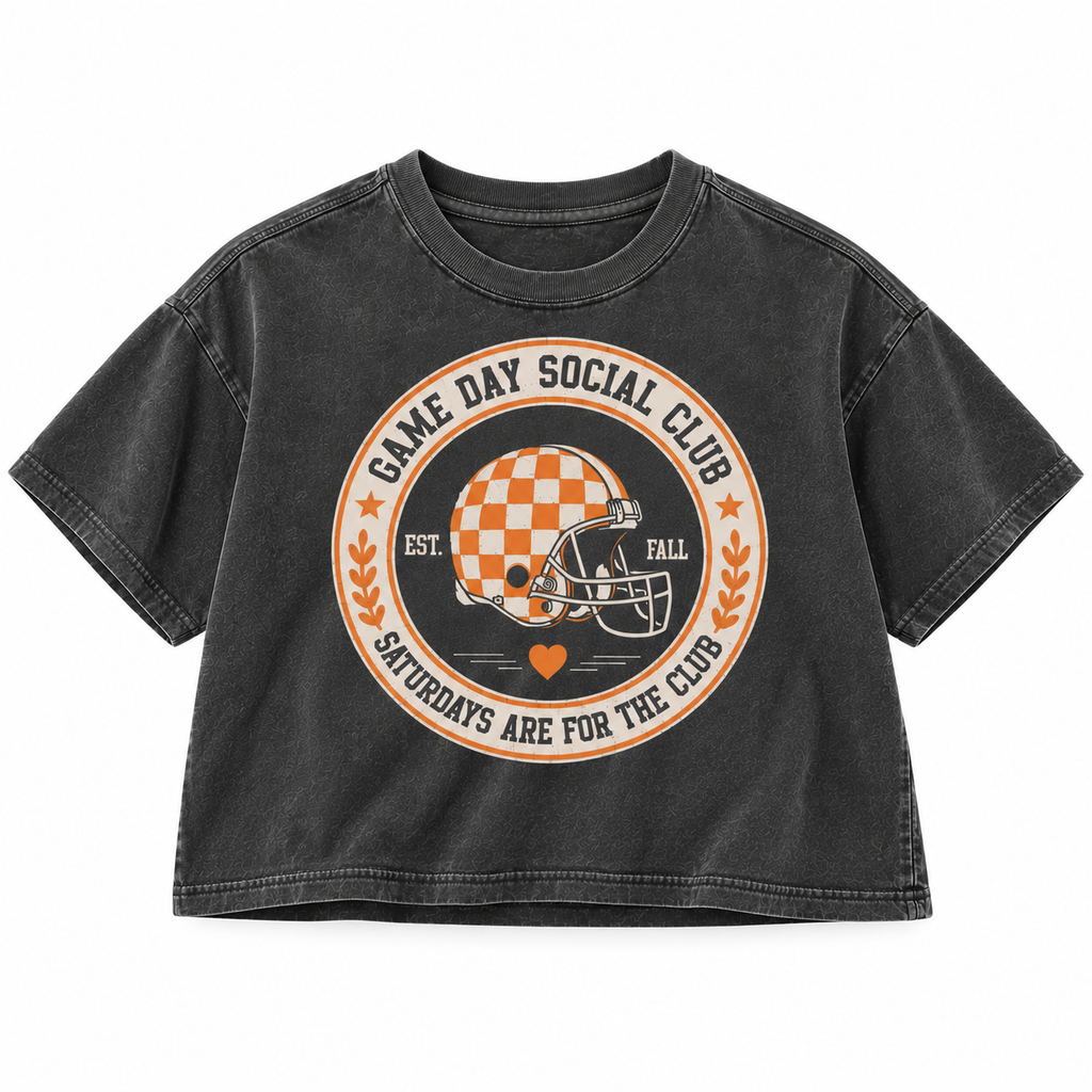 Game Day Social Club Boxy Tee