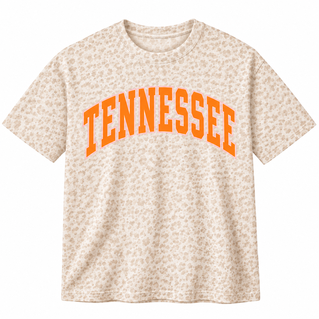 Tennessee Leopard Game Day Tee