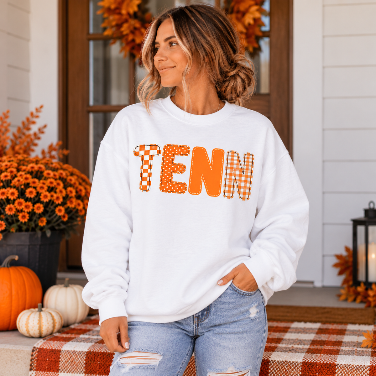 TENN Patchwork Game Day Sweatshirt