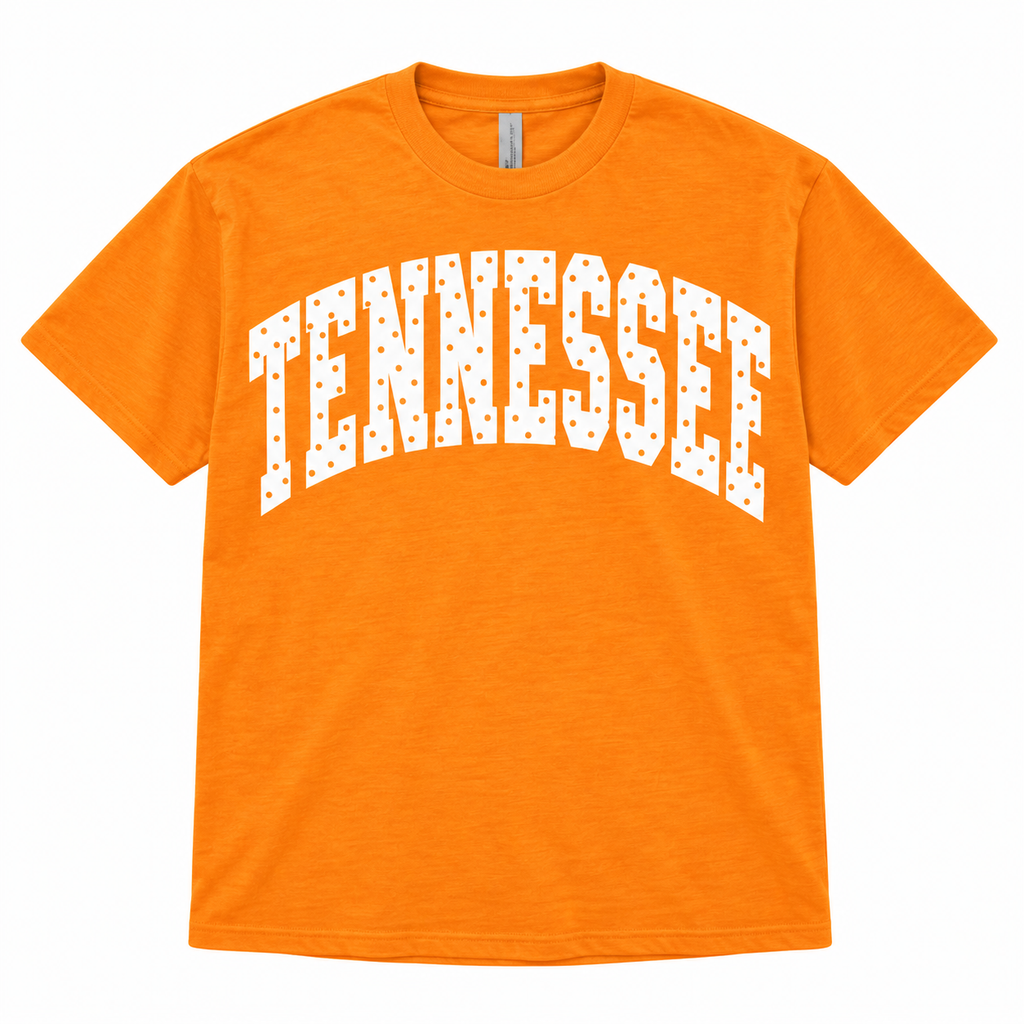 Tennessee Polka Dot Game Day Tee