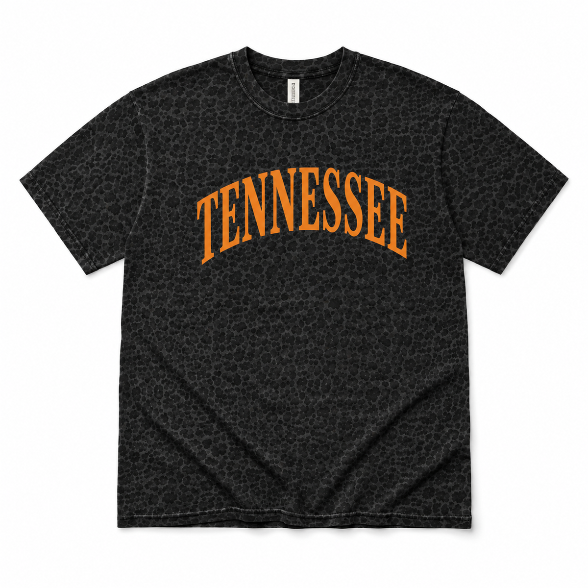 Youth Tennessee Black Leopard Tee | Orange Collegiate Graphic T-Shirt