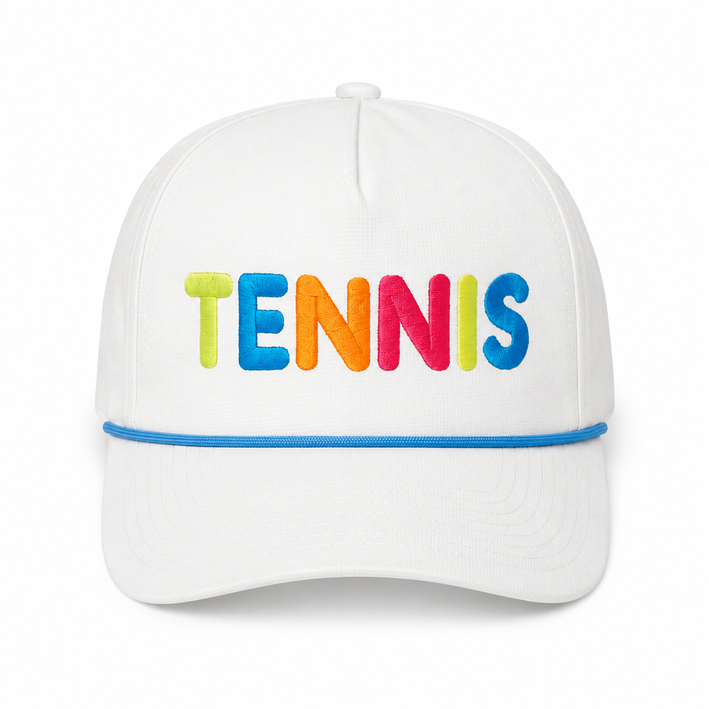 Color Pop Tennis Rope Hat