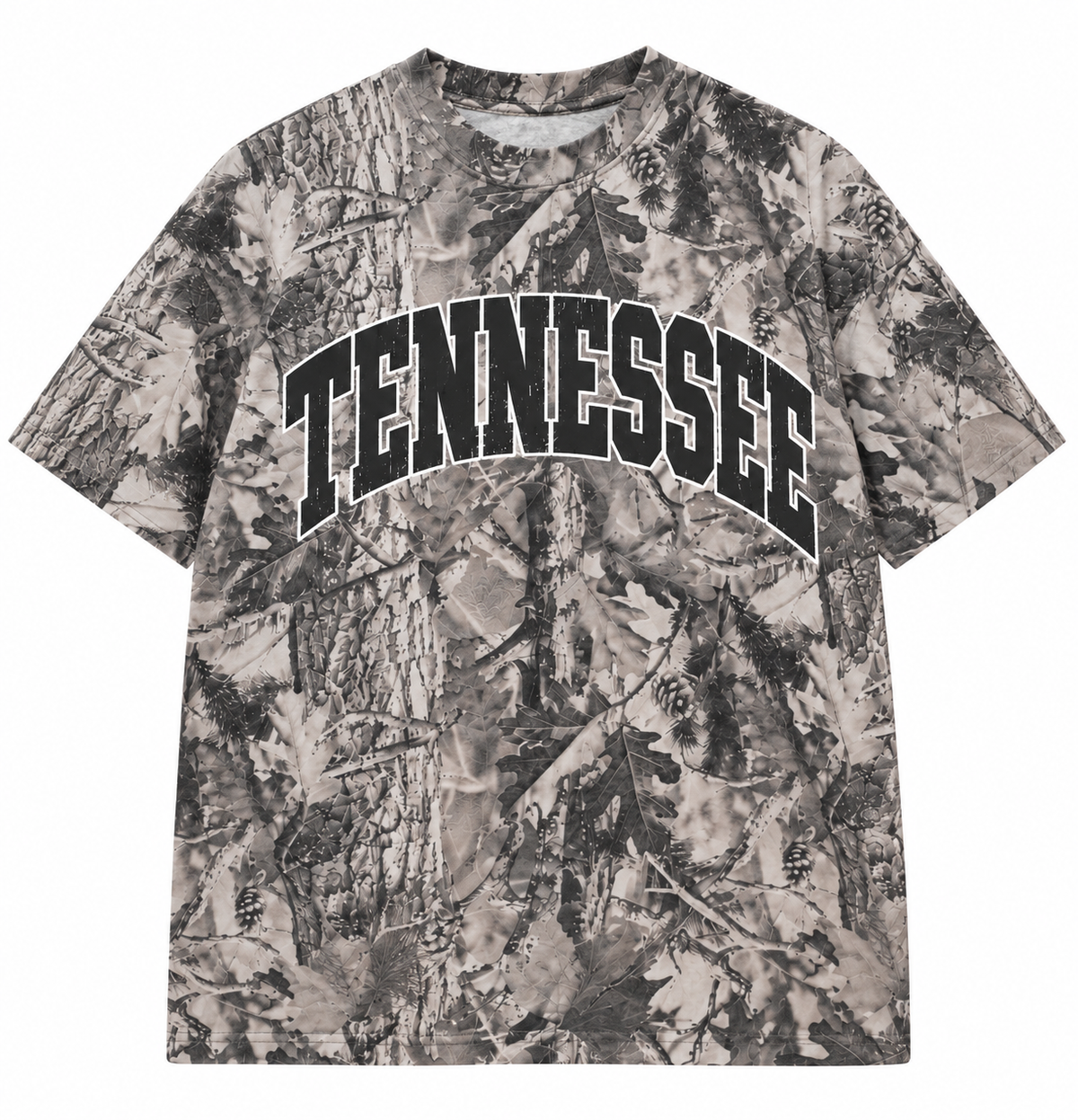 Tennessee Vintage Grey Camo Oversized Tee