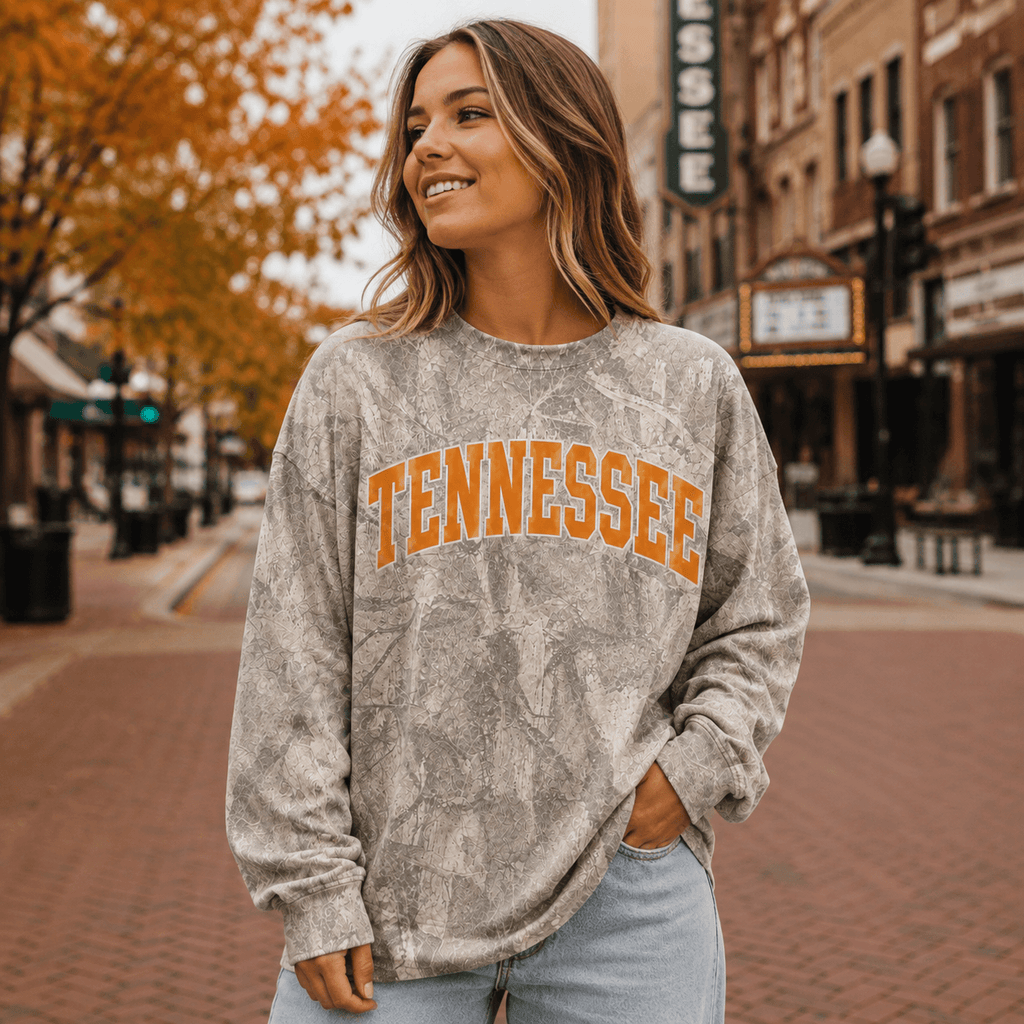 *PRE-ORDER* | TN Arch Camo Lightweight Crewneck Sweatshirt