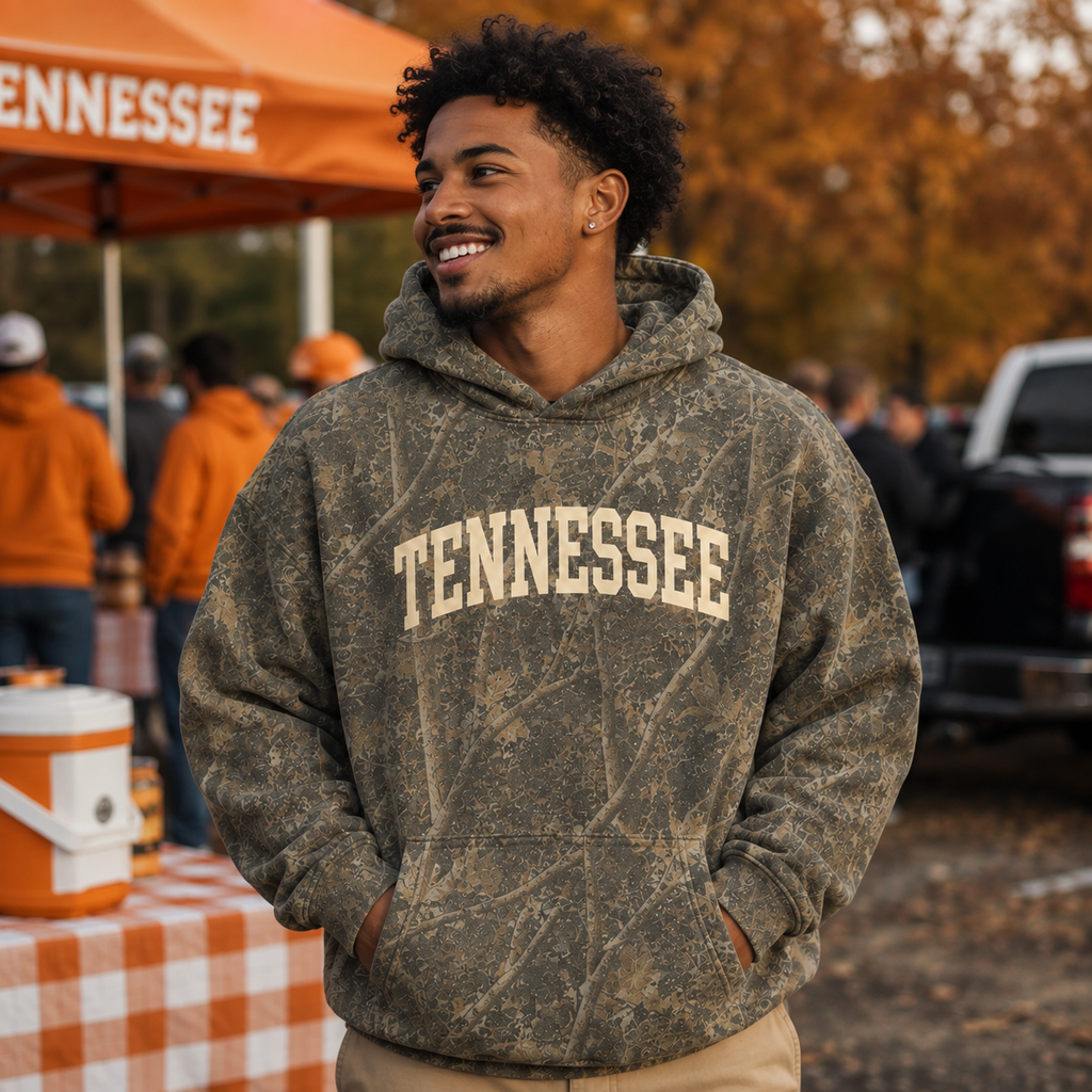 Tennessee Varsity Arch Camo Hoodie