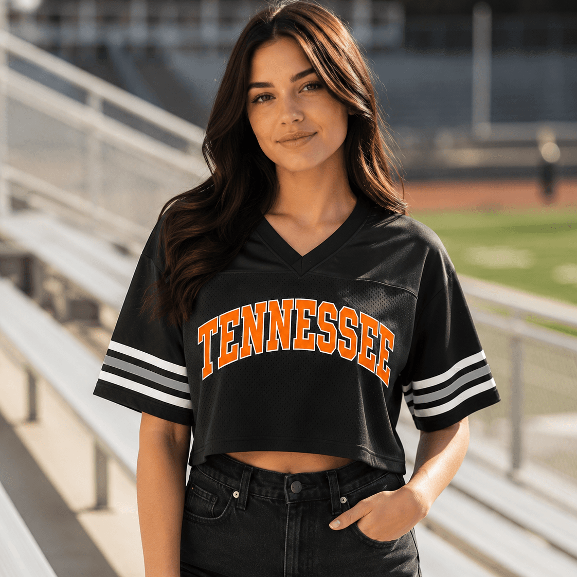 *PRE-ORDER* | Tennessee Cropped Mesh Jersey