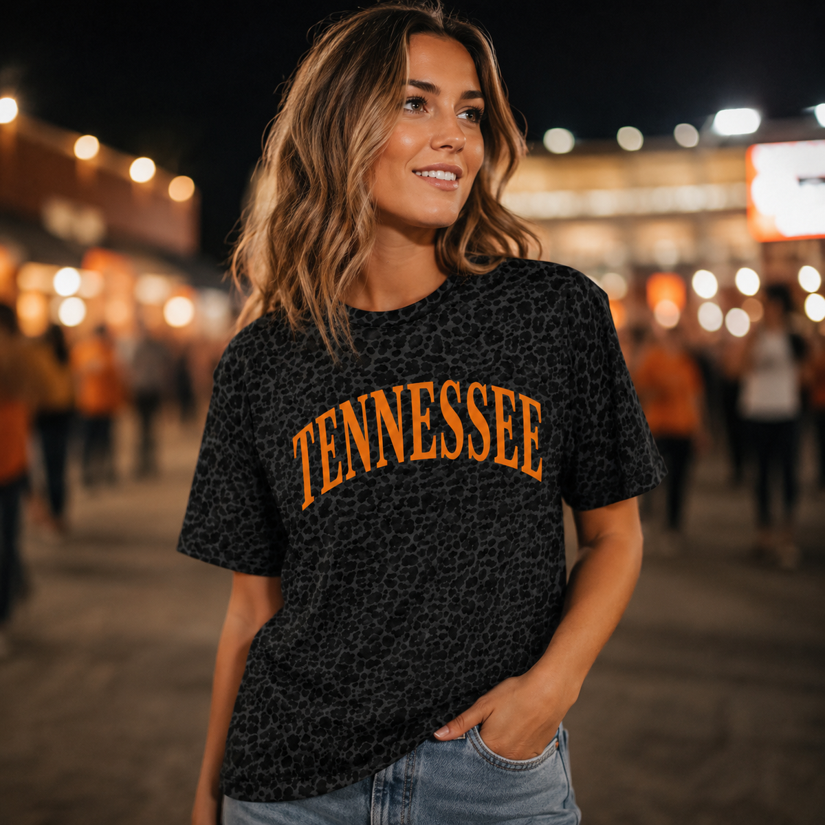 Tennessee Arch Leopard Tee