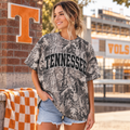 Tennessee Vintage Grey Camo Oversized Tee