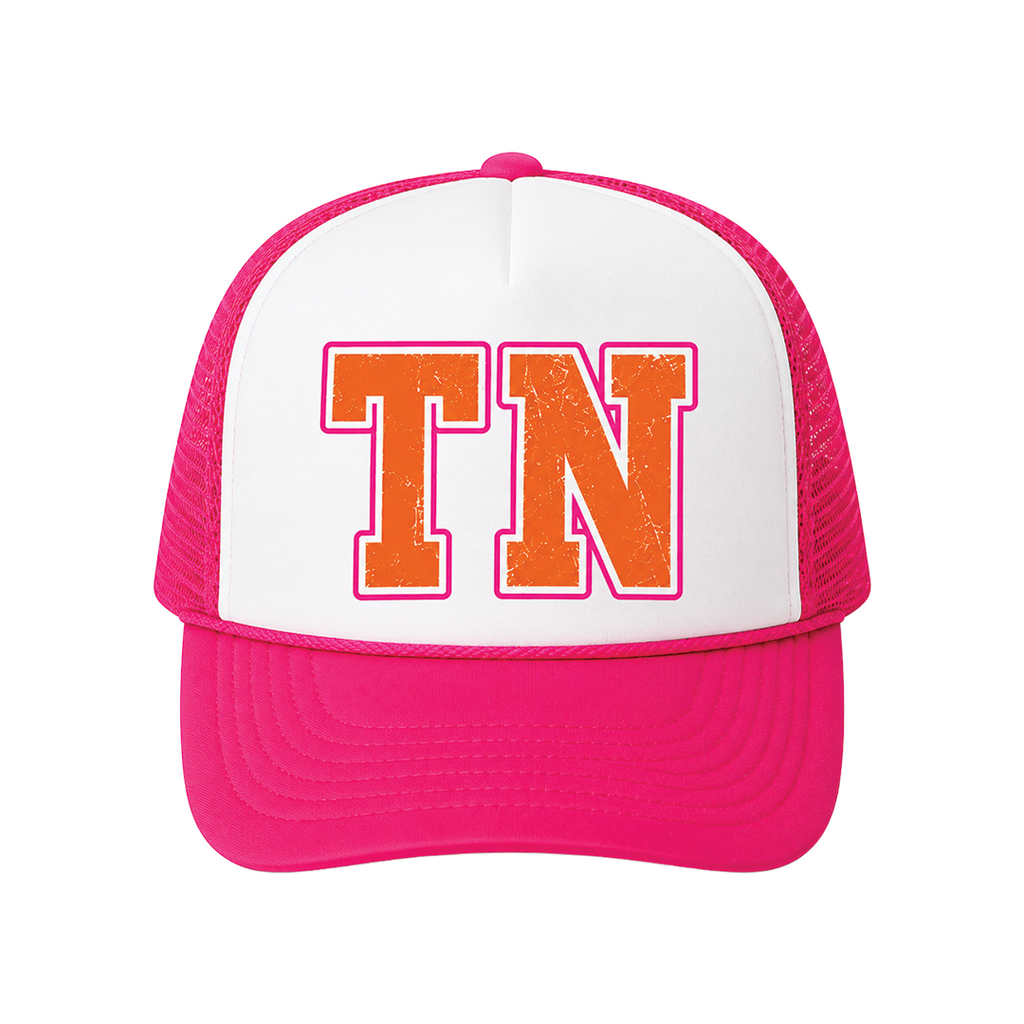 TN Neon Pink Varsity Trucker Hat