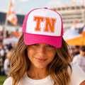 TN Neon Pink Varsity Trucker Hat