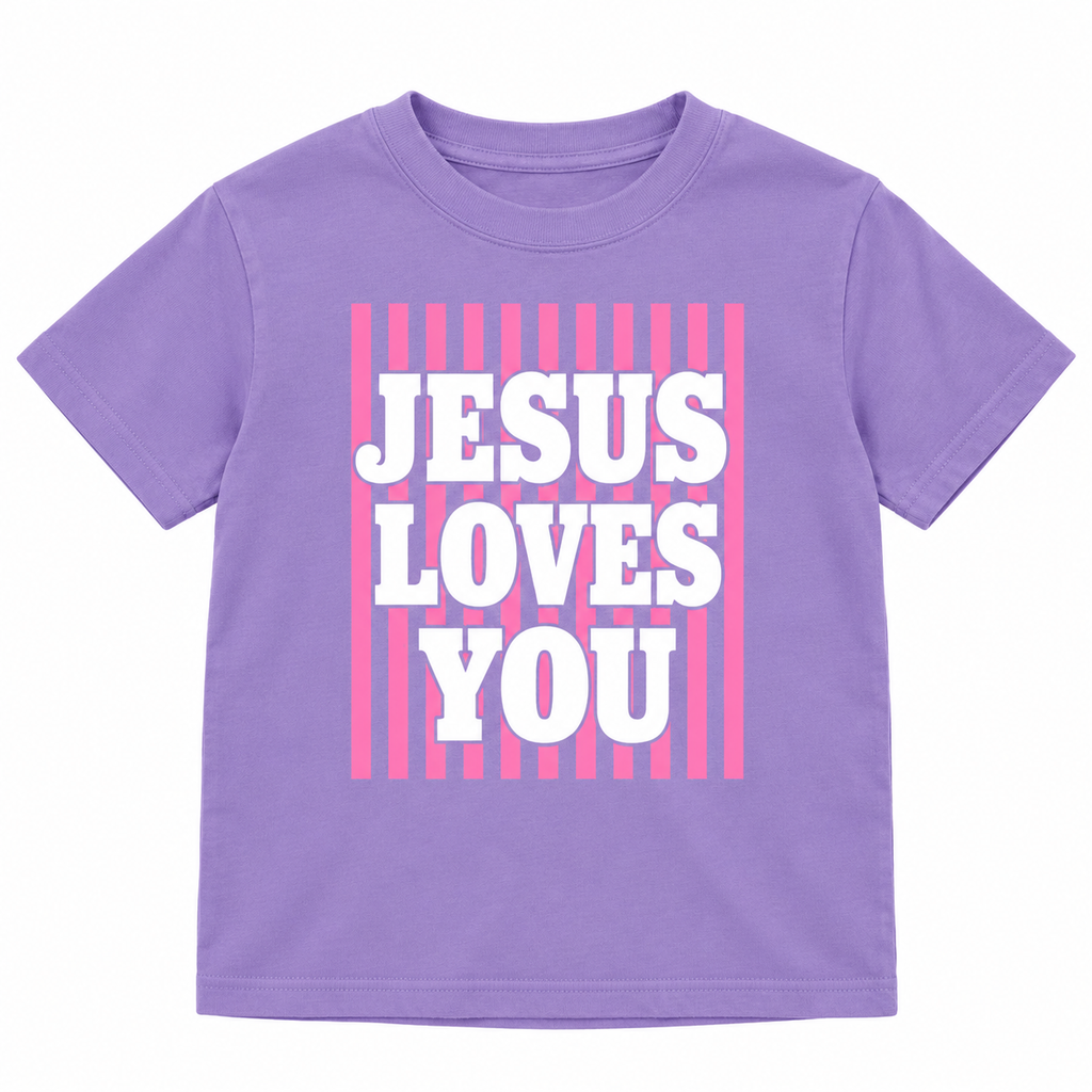 Toddler Jesus Loves You Tee
