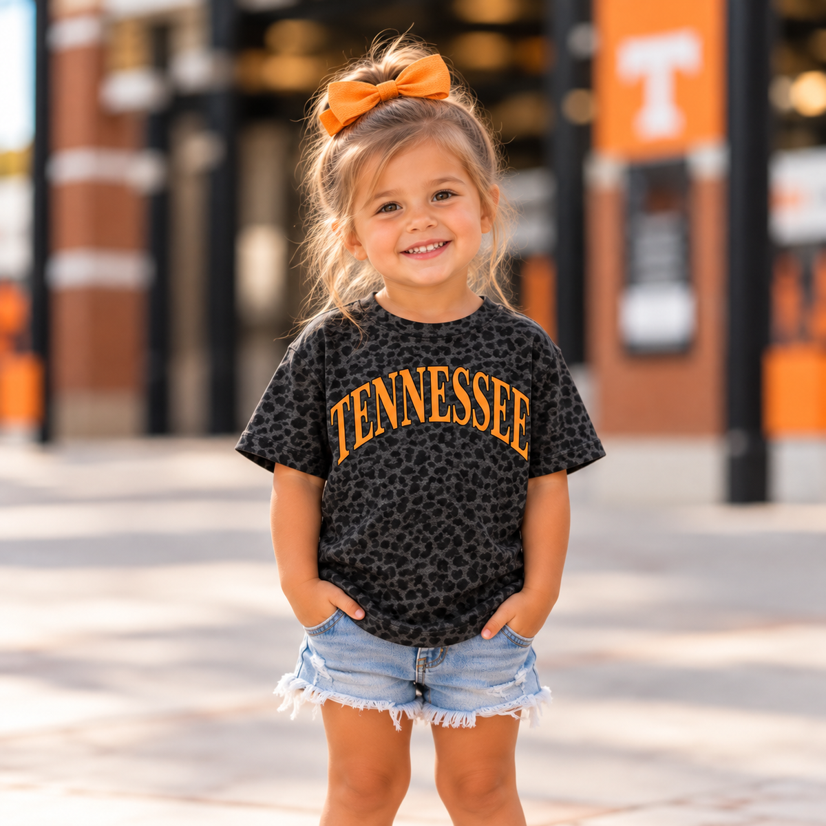 Toddler Tennessee Leopard Tee
