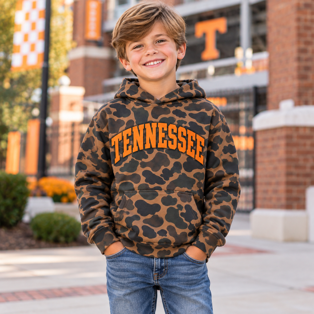 Youth Tennessee Duck Camo Hoodie