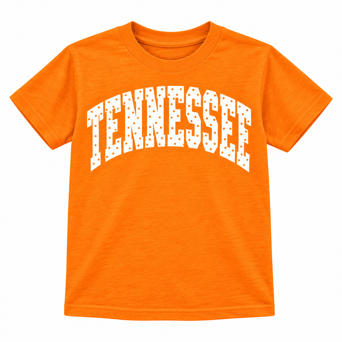 Youth Tennessee Polka Dot Game Day Tee