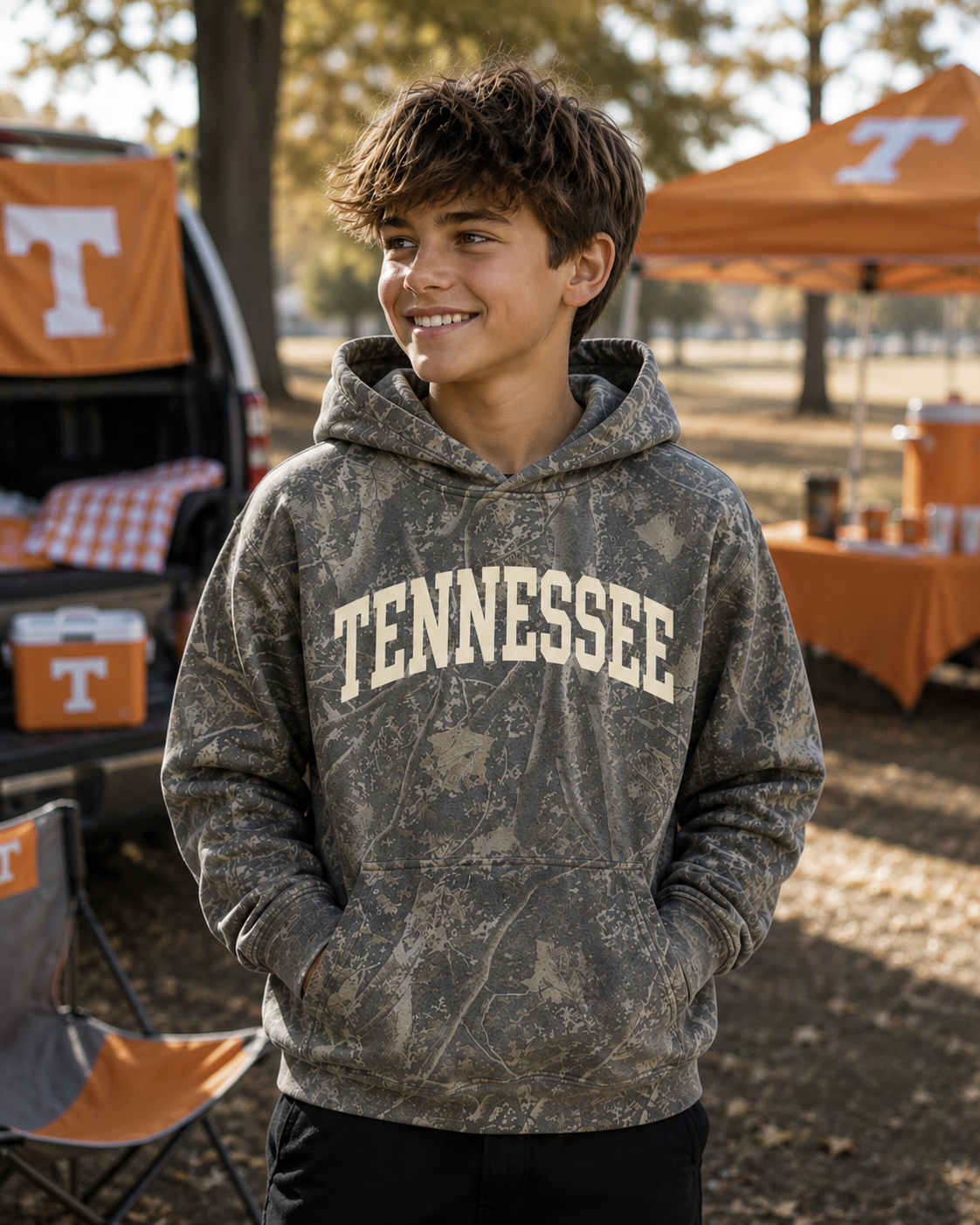 Youth Tennessee Camo Hoodie
