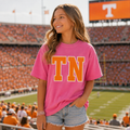 Youth Tennessee Game Day Tee – Neon Pink